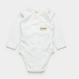 ROCKETBABY Bodysuit Kimono Long Sleeve White